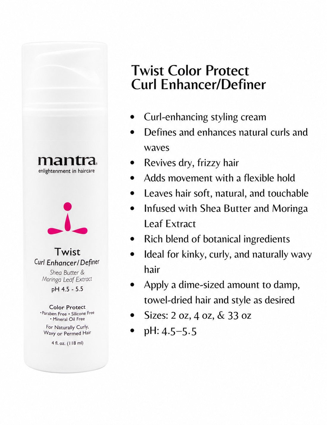 MANTRA - Twist Curl Definer - 4oz